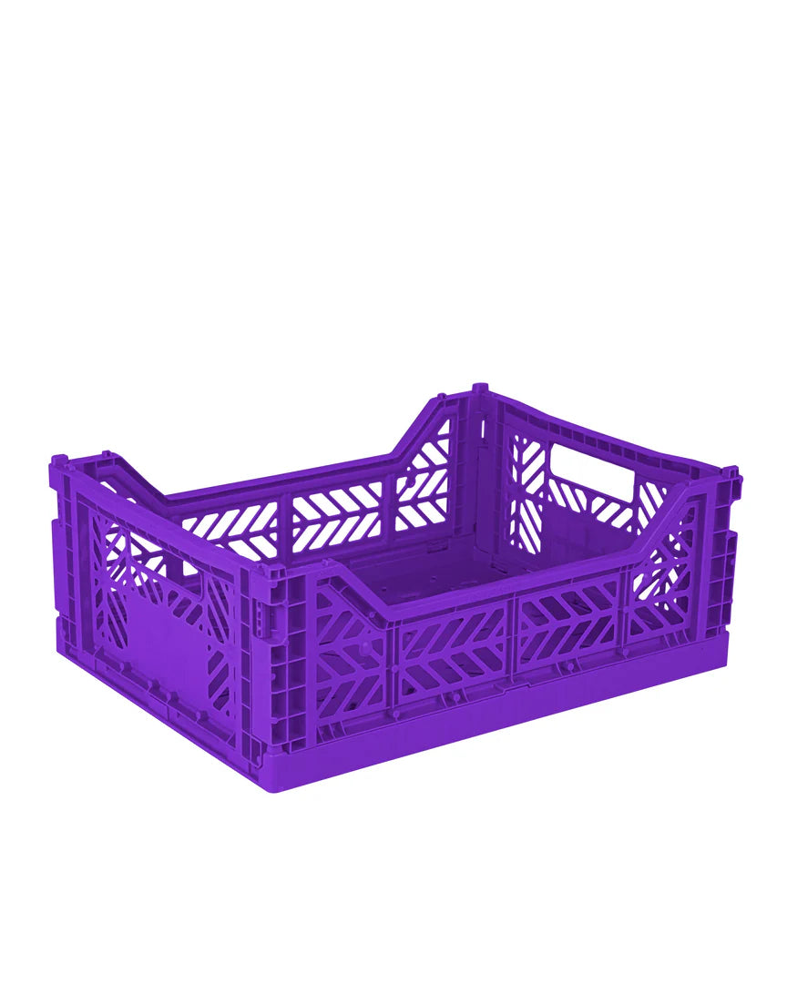 Aykasa Stackable Crates - Midi Violet