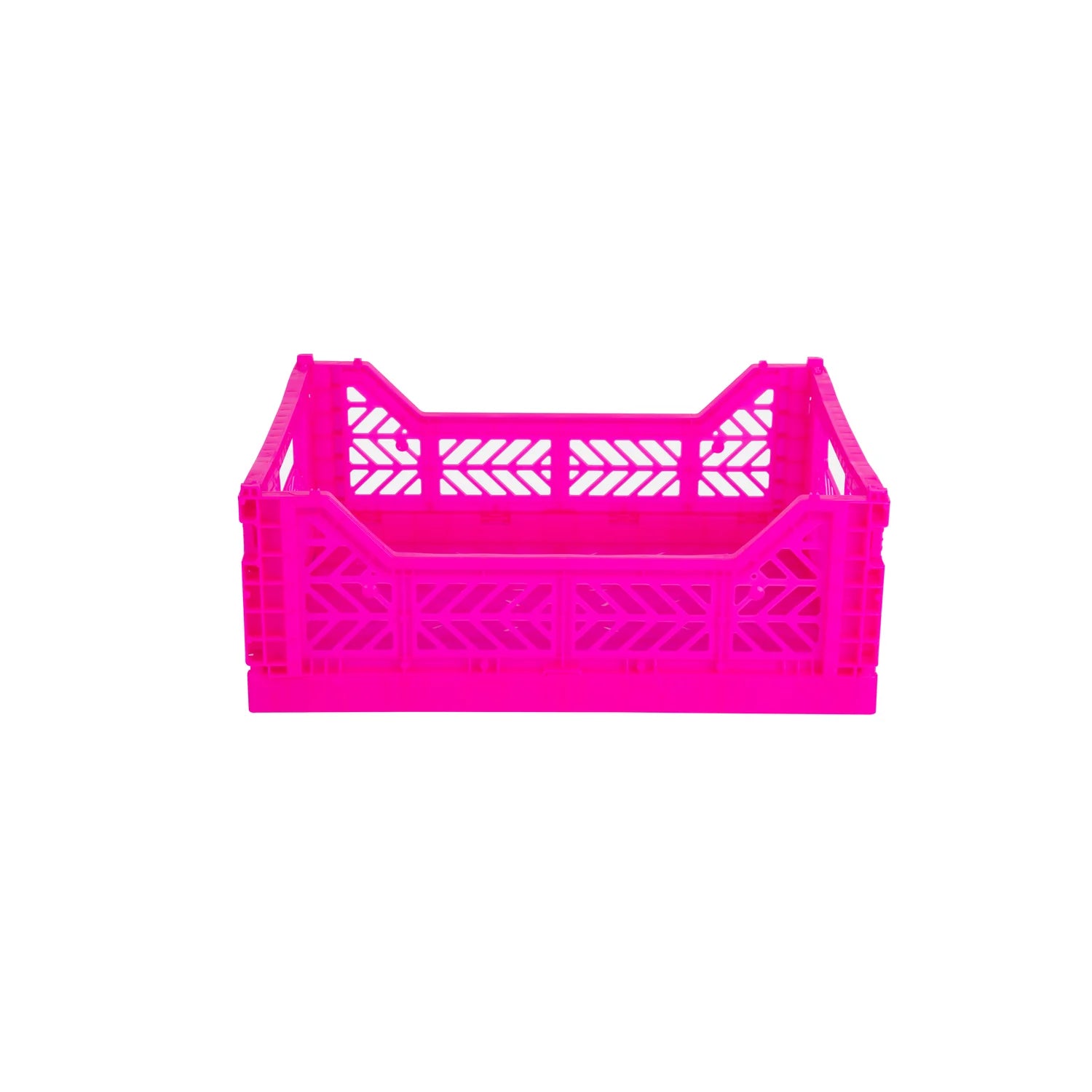 Aykasa Stackable Crates - Midi Neon Pink